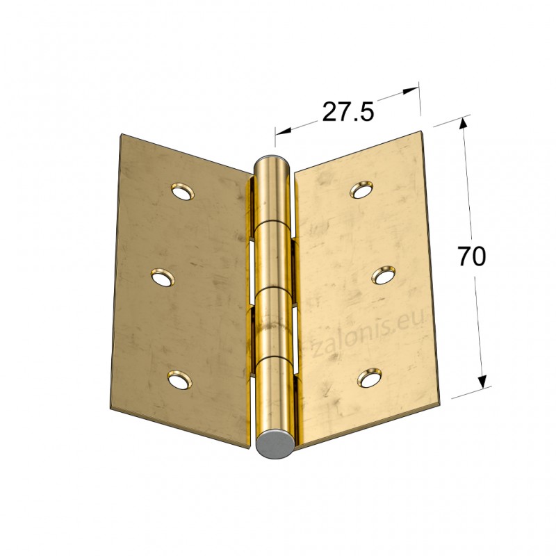 STEEL FLAT HINGE 70x55 ITALY